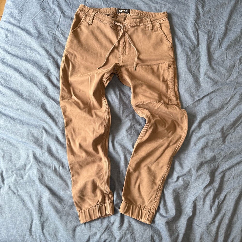 DUER men’s No Sweat Joggers 32x29 color Falcon